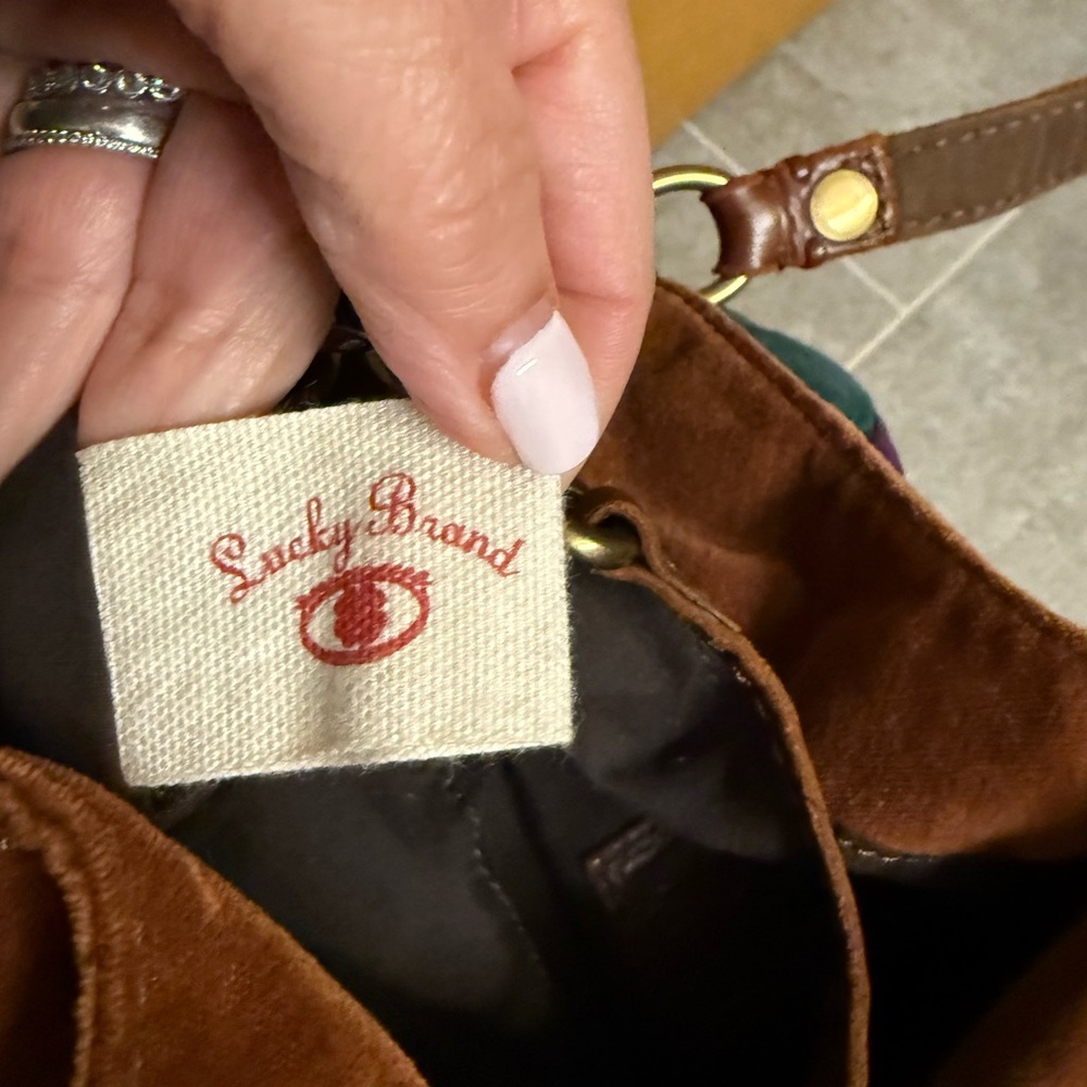 Lucky Brand Colorful Patchwork Hobo Bag - Picture 10 of 13